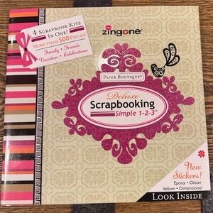 Paper Boutique Deluxe Scrapbooking Kit 4 in 1